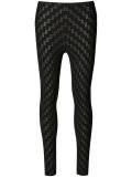 stepped pattern leggings