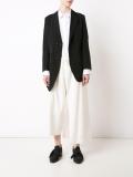 'Left Wrap' trousers
