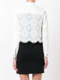 Hybrid lace denim jacket