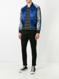 two-tone bomber jacket 