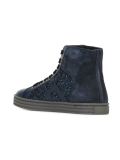 sequin embellished hi-top sneakers