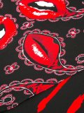 lip print scarf