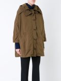 hooded cape coat 