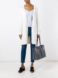 chain print tote