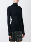 checkered pattern jumper