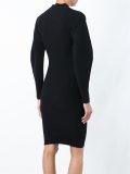 ribbed fitted dress