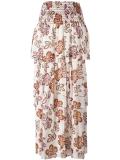 floral print maxi skirt