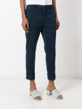 straight leg cropped jeans
