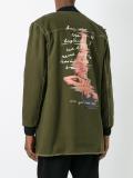stylised prints bomber jacket