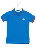 embroidered logo polo shirt