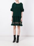shortsleeved ruffle dress
