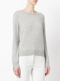 zipped cuffs jumper