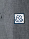 logo plaque button front blazer