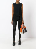 drawstring sleeveless top 