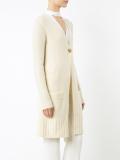 one button cardigan