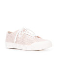 perforated decoration sneakers