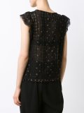 printed peasant blouse 