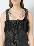 crystal over the shoulder necklace