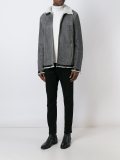 zipped shearling jacket 