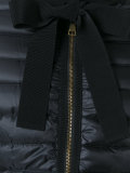 padded front tie collar jacket