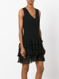 flared trim dress