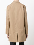 slit arms raincoat 
