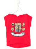 popcorn print T-shirt 