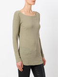 Raw edge knit jumper