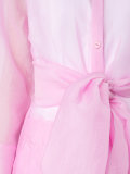 chiffon tie-waist kimono