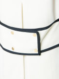 piped trim dress