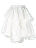 layered mini skirt