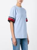 embellished sleeve T-shirt