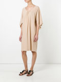 open sleeve shift dress 