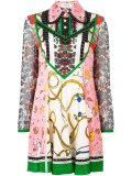 multi print shirt dress