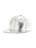 metallic cap