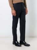 straight leg tailored trousers