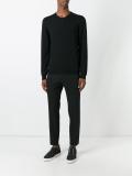 concealed neck fastening jumper