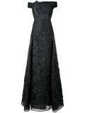 Gildon off-shoulder cloque gown