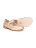 metallic mary janes