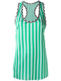 striped racer back vest 