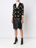 biker bear cardigan