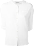 V-neck button blouse 