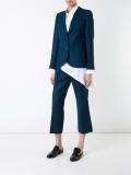 flared cropped trousers