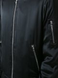 拉链衣袖飞行员夹克