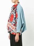 printed oversized cardigan 