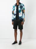 reversible tropical print jacket
