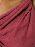 draped asymmetric dress