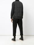 polka dots hooded gilet