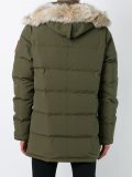 quilted zipped coat