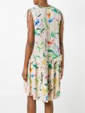 floral print V-neck dress